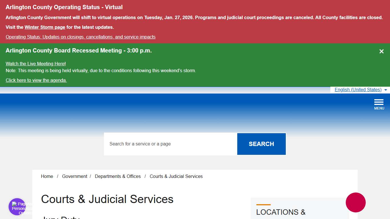 Courts & Judicial Services – Official Website of Arlington County Virginia Government